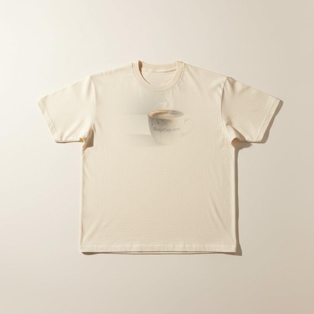 T-shirt with the SlopCup.com cup logo